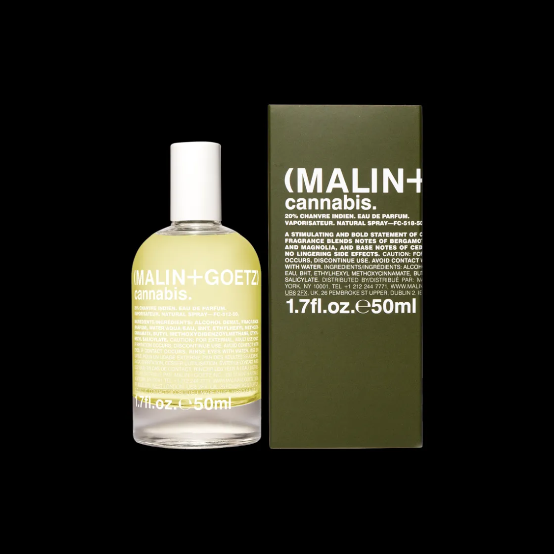 MALIN+GOETZ Cannabis Eau de Parfum 50ml New