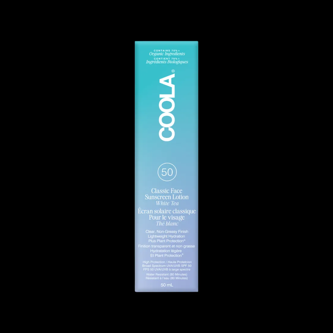 COOLA Suncare Classic Face Lotion SPF 50 White Tea 50ml