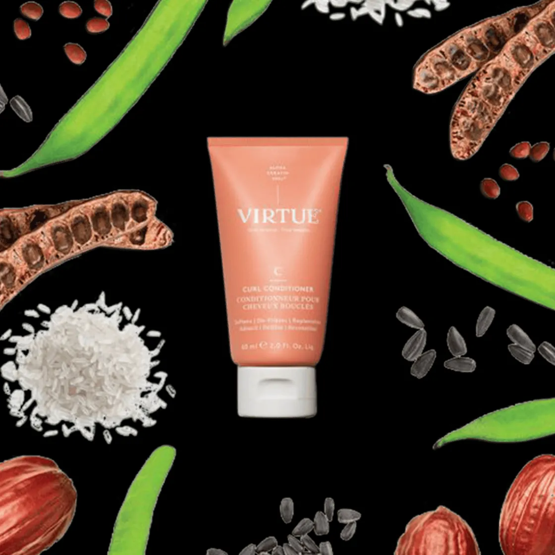 Virtue Curl Conditioner Travel Size 60ml Clearance