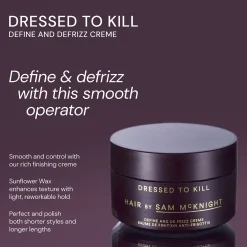Hair by Sam McKnight Dressed to Kill Define and Defrizz Creme 50ml Discount