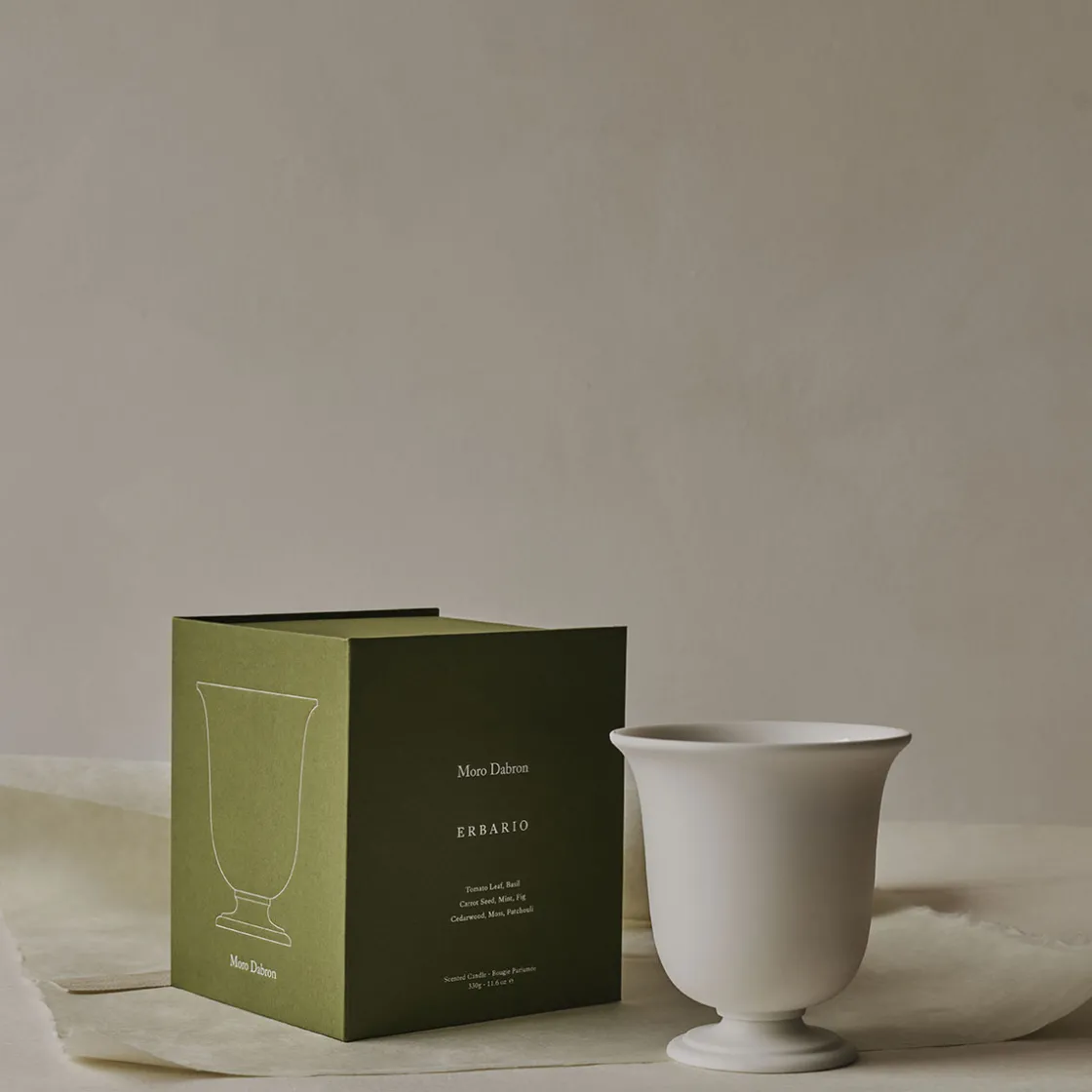 Moro Dabron Erbario Scented Candle 340gr New