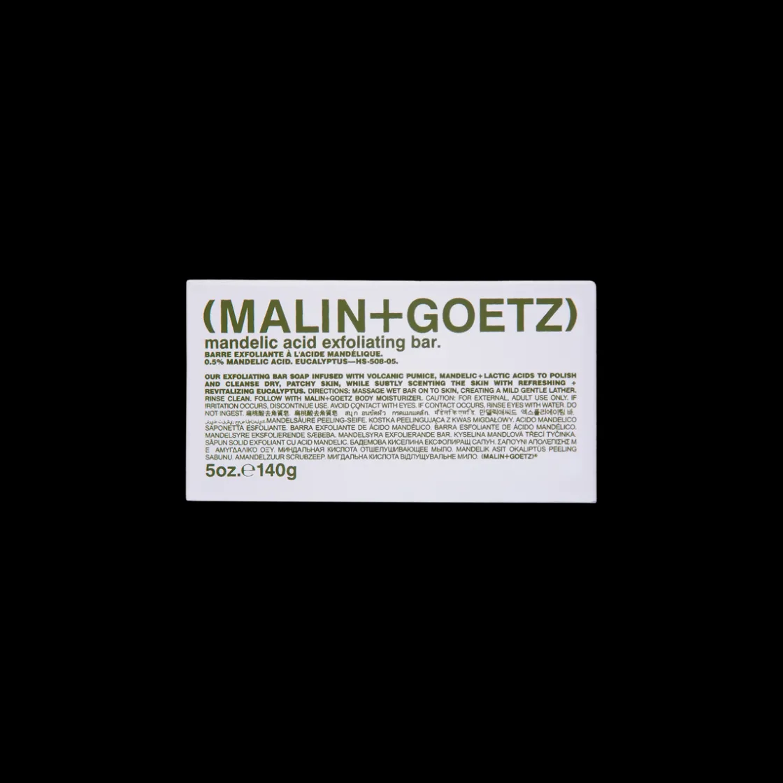 MALIN+GOETZ Eucalyptus Mandelic Exfoliating Bar 140gr Online
