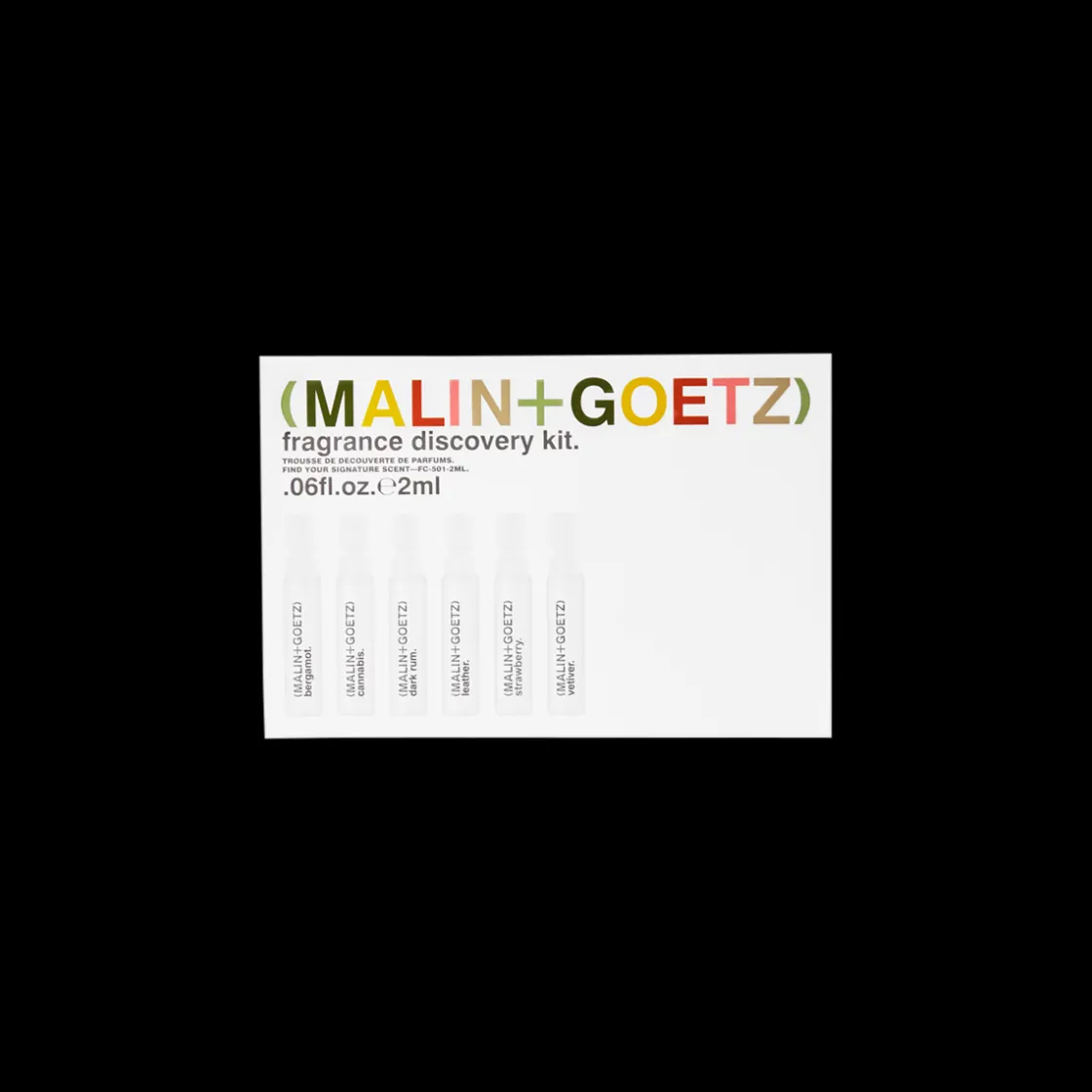 MALIN+GOETZ Fragrance Discovery Kit 6x2ml Clearance