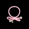 IA BON Hair Tie With Gold Bead Light Pink Sale