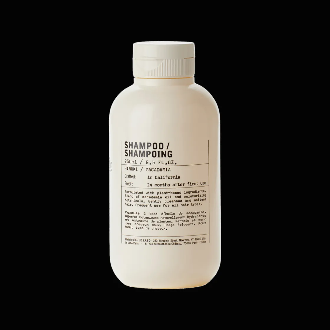 Le Labo fragrances Hinoki Shampoo 250ml New