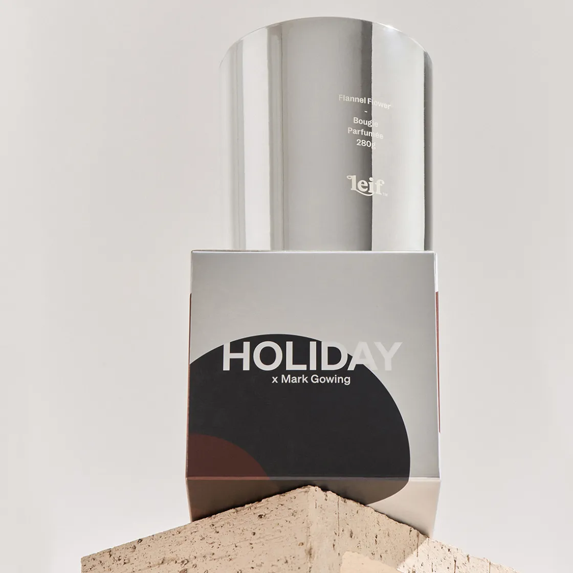 Leif Holiday Flannel Flower Candle 280gr Outlet