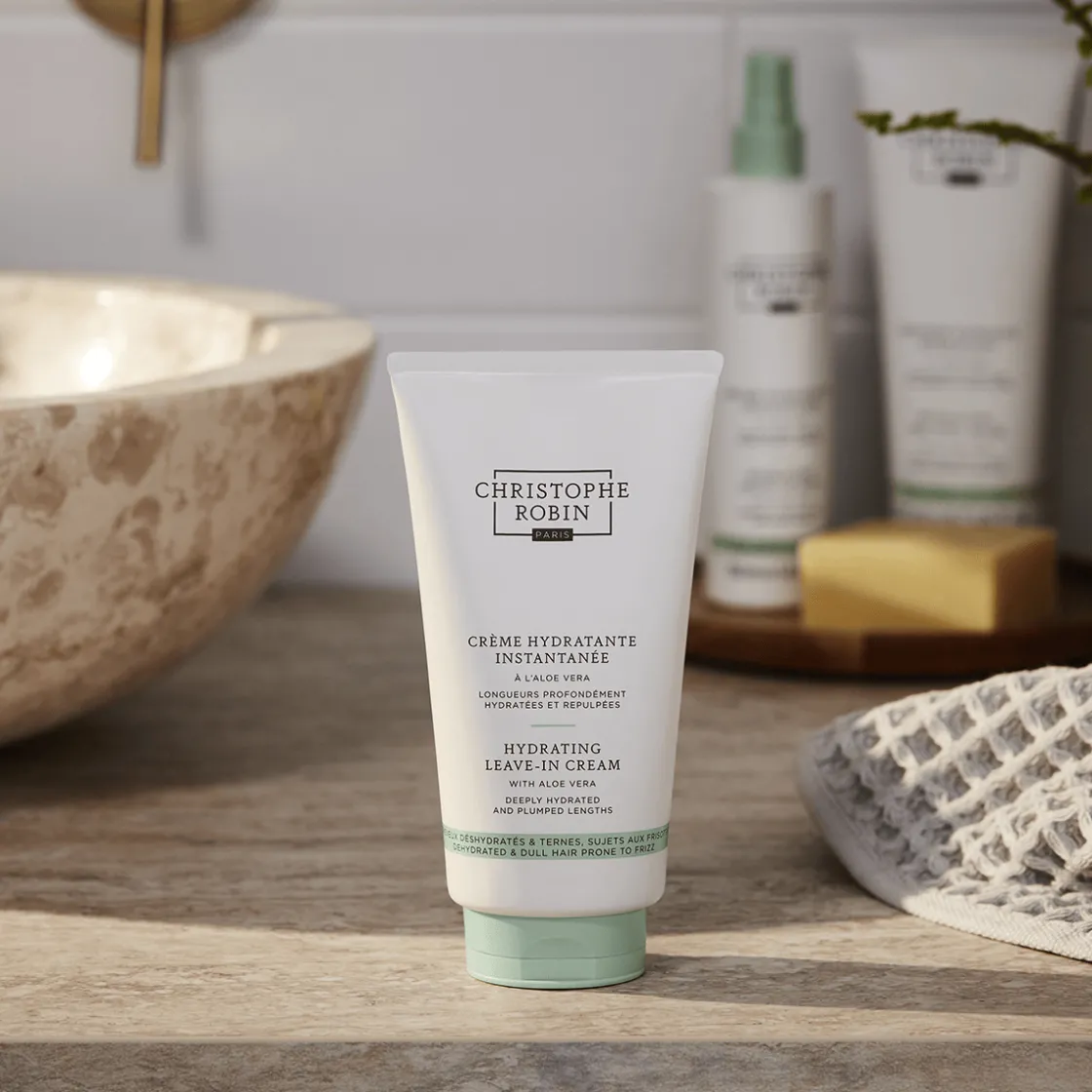 Christophe Robin Hydrating Leave-in-Cream with Aloe Vera 150ml Outlet