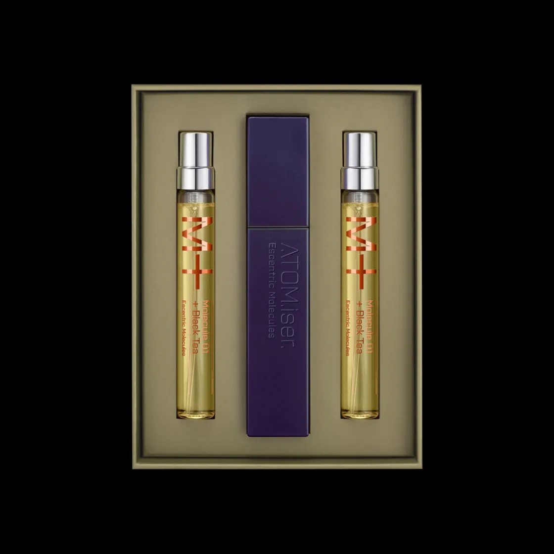 Escentric Molecules M+ Black Tea Atomiser Set EDT 3x8,5ml New