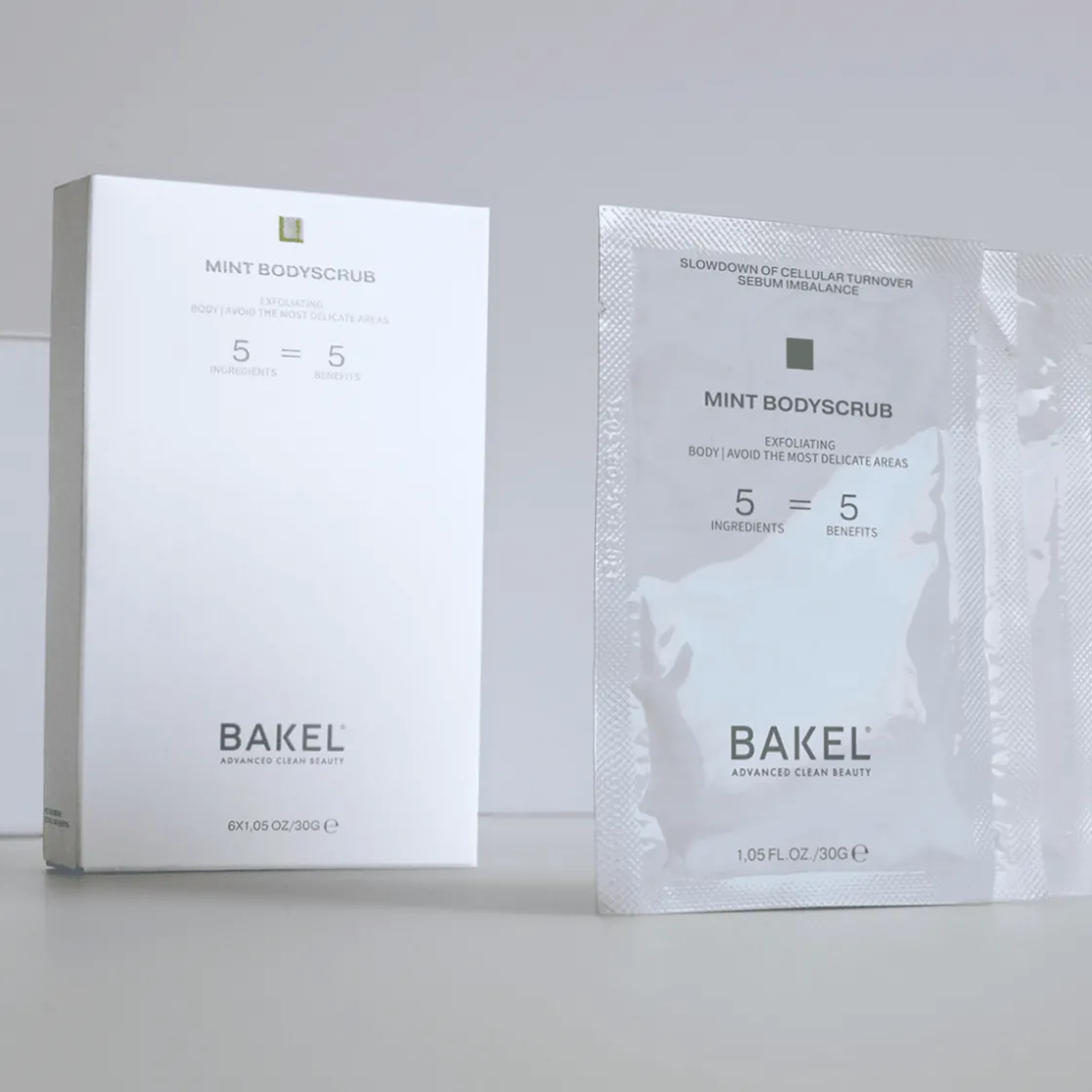 Bakel Mint-Body Scrub 6x30gr