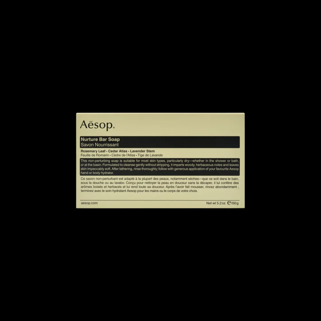 Aesop Nurture Bar Soap 150gr Outlet