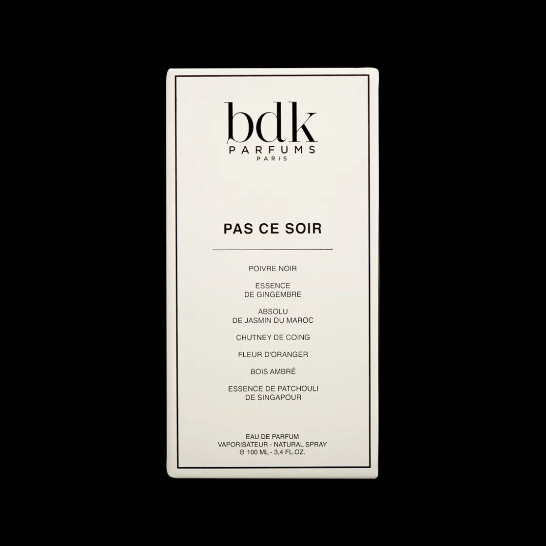 BDK Parfums Pas Ce Soir Eau de Parfum 100ml New