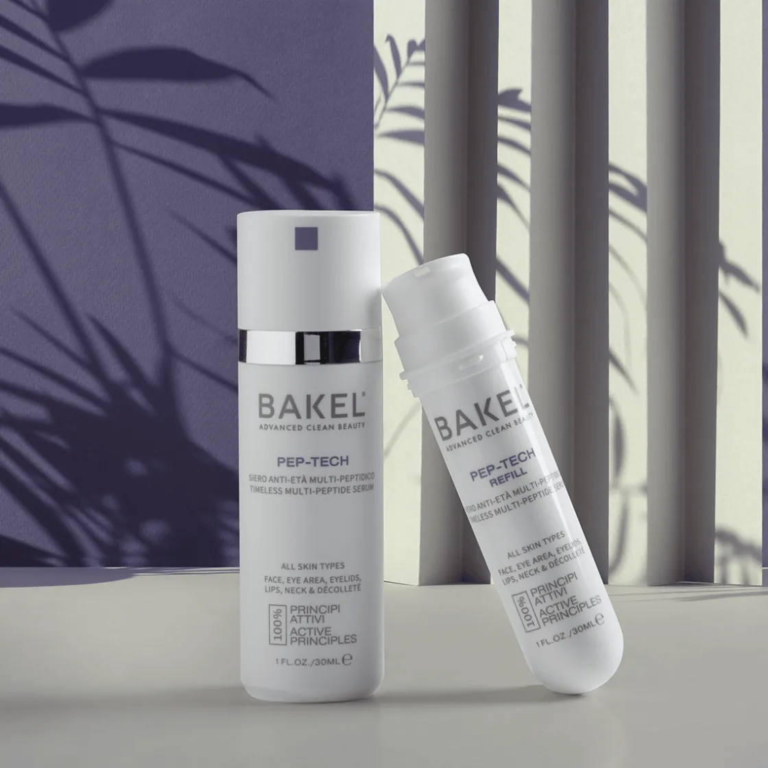 Bakel Pep-Tech Serum Case & Refill 30ml New