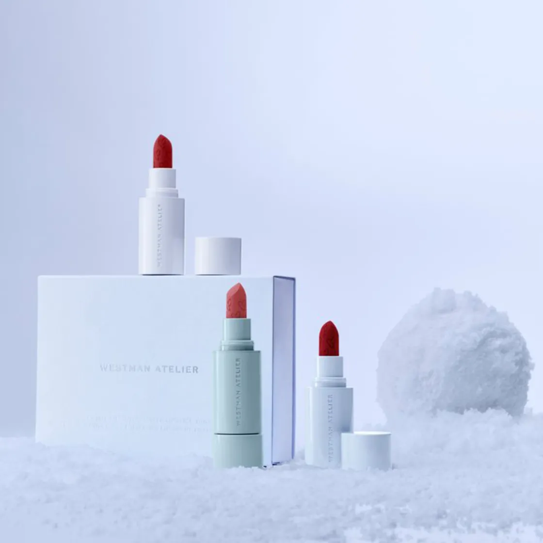 Westman Atelier Petite Lip Suede Matte Lipstick Trio Je Rêve, Elodie, Ma Biche Hot