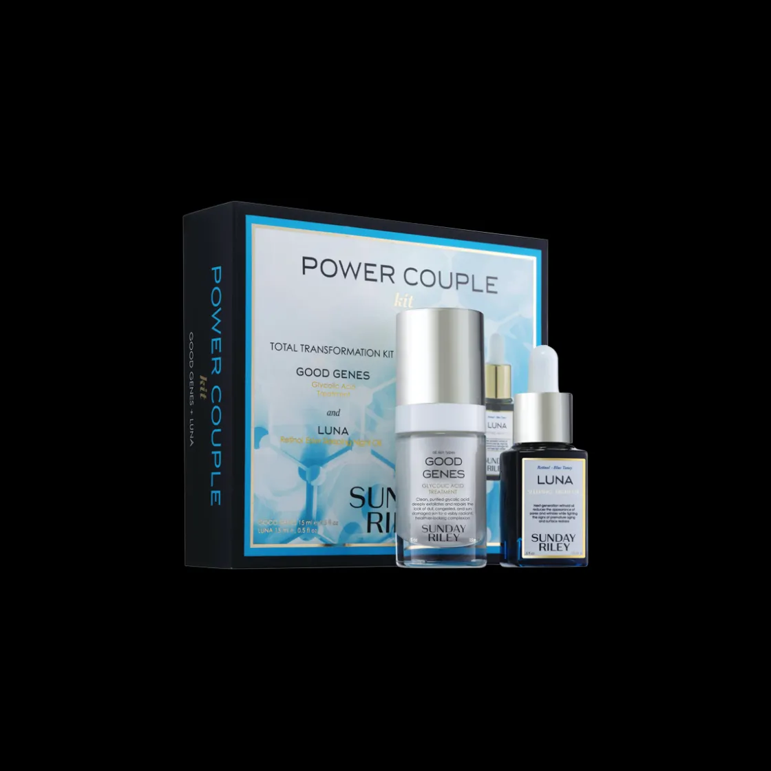 Sunday Riley Power Couple Total Transformation Kit New