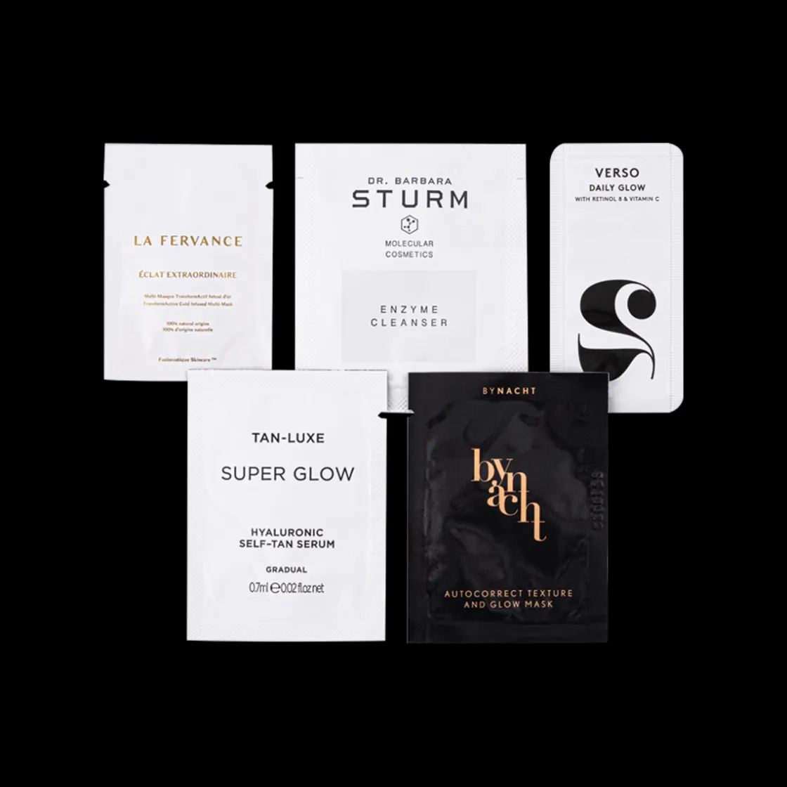 Sample service Skincare Sample Set Glow Clearance
