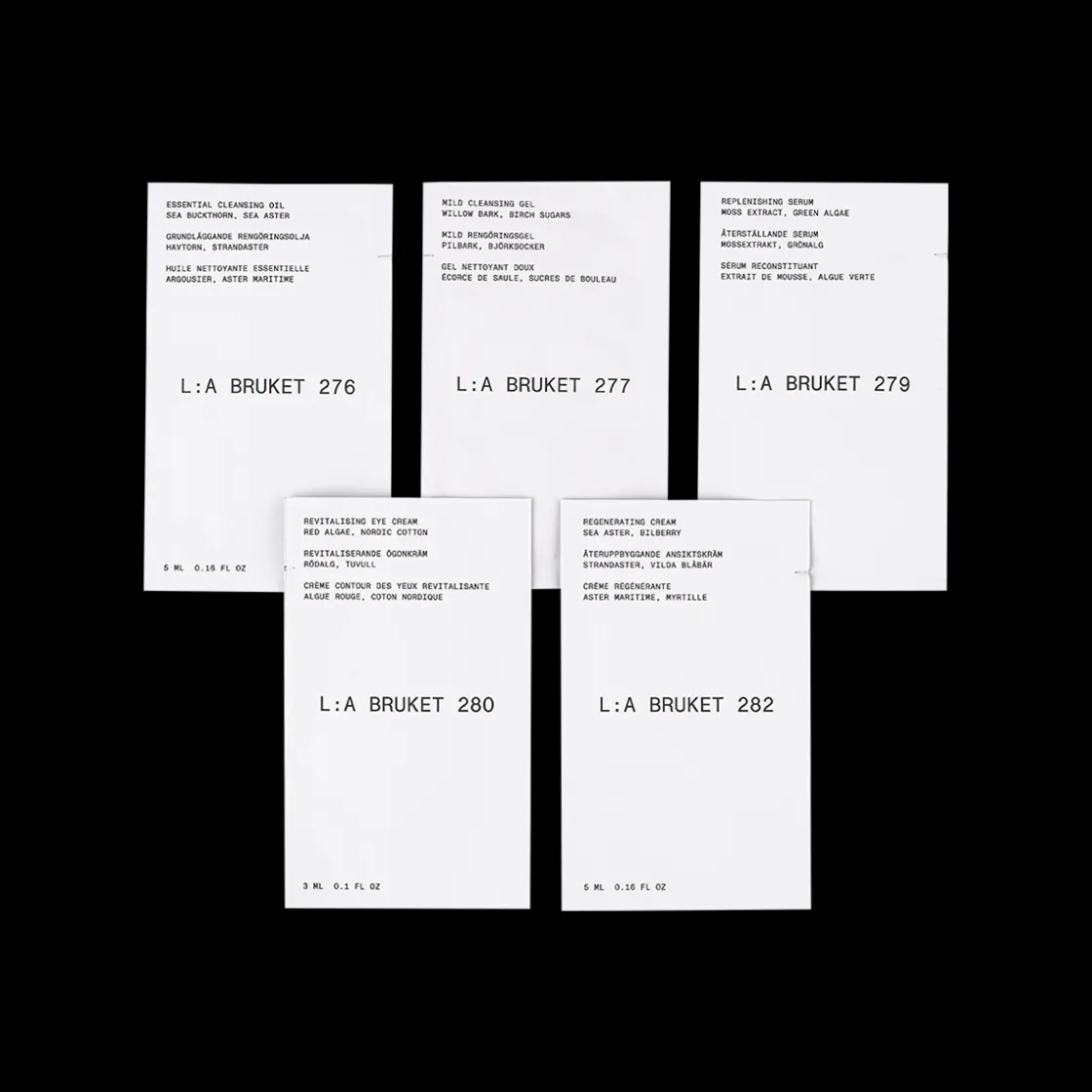 Sample service Skincare Sample Set L:a Bruket Hot