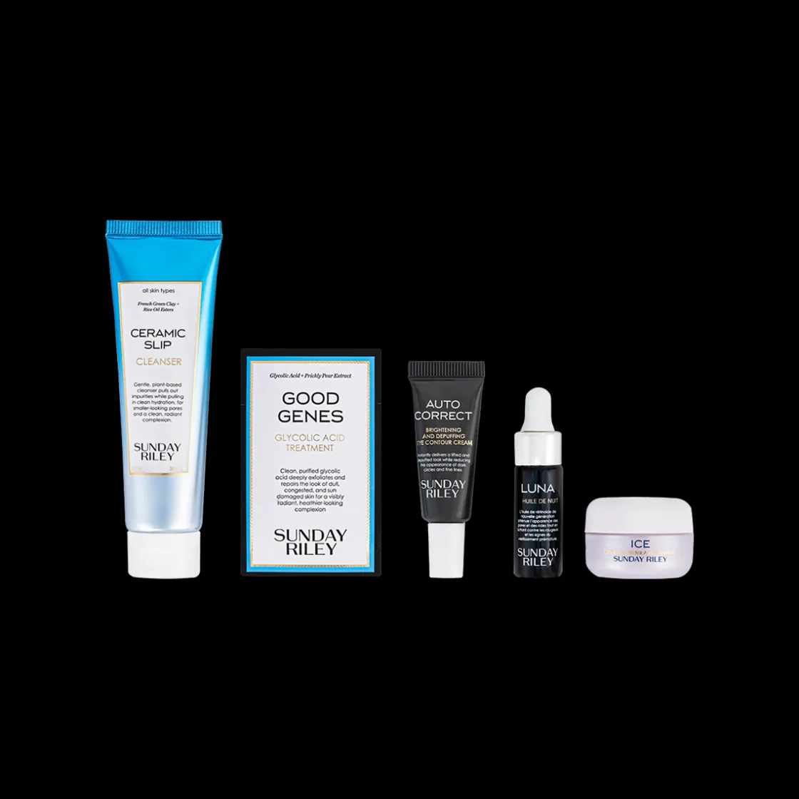 Sample service Skincare Sample Set Sunday Riley P.M. Sale